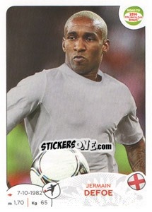 Sticker Jermain Defoe - Road to 2014 FIFA World Cup Brazil - Panini
