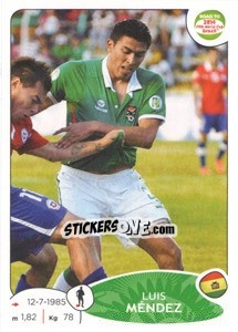 Sticker Luis Méndez - Road to 2014 FIFA World Cup Brazil - Panini