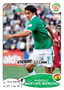 Figurina Marcelo Martins Moreno - Road to 2014 FIFA World Cup Brazil - Panini