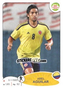 Figurina Abel Aguilar - Road to 2014 FIFA World Cup Brazil - Panini