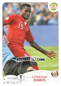 Sticker Christian Ramos - Road to 2014 FIFA World Cup Brazil n. 217 - Panini