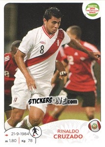 Sticker Rinaldo Cruzado - Road to 2014 FIFA World Cup Brazil - Panini