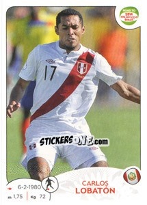 Cromo Carlos Lobatón - Road to 2014 FIFA World Cup Brazil - Panini