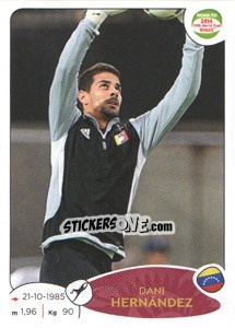 Sticker Dani Hernández - Road to 2014 FIFA World Cup Brazil - Panini