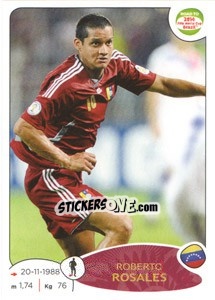 Sticker Roberto Rosales - Road to 2014 FIFA World Cup Brazil - Panini