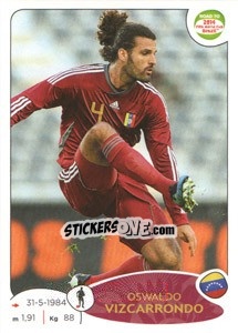 Sticker Oswaldo Vizcarrondo - Road to 2014 FIFA World Cup Brazil - Panini