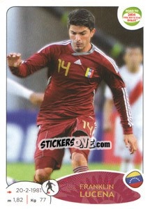 Sticker Franklin Lucena - Road to 2014 FIFA World Cup Brazil - Panini