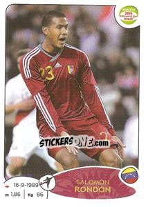 Sticker Salomón Rondón - Road to 2014 FIFA World Cup Brazil n. 242 - Panini