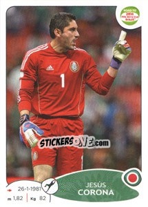 Sticker Jesus Corona - Road to 2014 FIFA World Cup Brazil n. 243 - Panini
