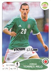 Sticker Jorge Torres Nilo - Road to 2014 FIFA World Cup Brazil - Panini