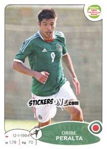 Sticker Oribe Peralta - Road to 2014 FIFA World Cup Brazil n. 255 - Panini