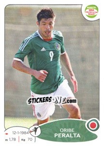 Sticker Oribe Peralta - Road to 2014 FIFA World Cup Brazil - Panini