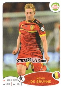 Sticker Kevin De Bruyne - Road to 2014 FIFA World Cup Brazil n. 262 - Panini