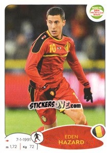 Sticker Eden Hazard - Road to 2014 FIFA World Cup Brazil n. 266 - Panini