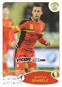 Sticker Mousa Dembélé - Road to 2014 FIFA World Cup Brazil n. 268 - Panini