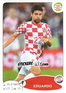 Sticker Eduardo da Silva - Road to 2014 FIFA World Cup Brazil n. 296 - Panini