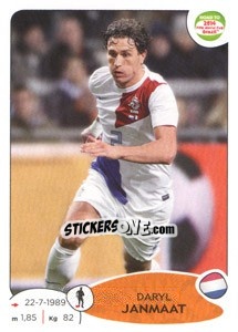 Sticker Daryl Janmaat - Road to 2014 FIFA World Cup Brazil - Panini