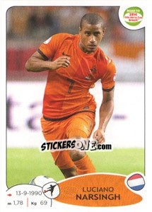 Sticker Luciano Narsingh - Road to 2014 FIFA World Cup Brazil - Panini