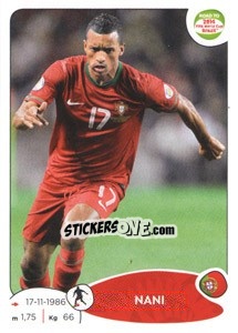 Sticker Nani - Road to 2014 FIFA World Cup Brazil n. 321 - Panini