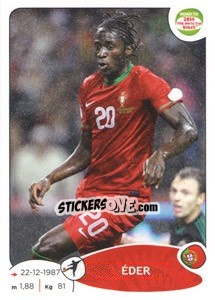 Sticker Éder - Road to 2014 FIFA World Cup Brazil n. 324 - Panini