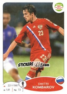 Sticker Dmitri Kombarov - Road to 2014 FIFA World Cup Brazil n. 332 - Panini