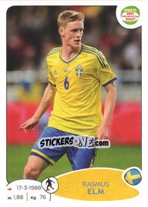 Sticker Rasmus Elm - Road to 2014 FIFA World Cup Brazil - Panini