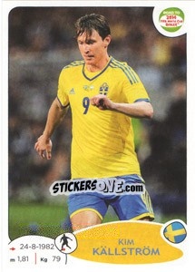 Sticker Kim Källström - Road to 2014 FIFA World Cup Brazil n. 348 - Panini
