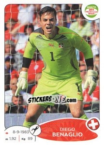 Sticker Diego Benaglio - Road to 2014 FIFA World Cup Brazil n. 355 - Panini