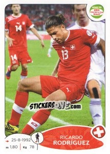 Sticker Ricardo Rodríguez - Road to 2014 FIFA World Cup Brazil - Panini