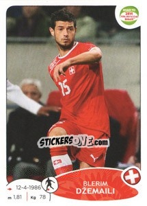 Sticker Blerim Džemaili - Road to 2014 FIFA World Cup Brazil n. 362 - Panini