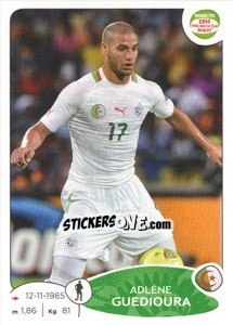 Sticker Adlène Guedioura - Road to 2014 FIFA World Cup Brazil - Panini