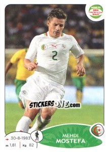 Sticker Mehdi Mostefa - Road to 2014 FIFA World Cup Brazil - Panini