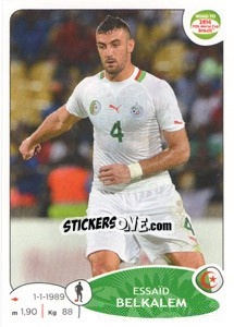 Sticker Essaïd Belkalem - Road to 2014 FIFA World Cup Brazil - Panini