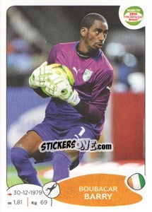 Sticker Boubacar Barry - Road to 2014 FIFA World Cup Brazil n. 383 - Panini