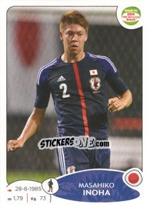 Cromo Masahiko Inoha - Road to 2014 FIFA World Cup Brazil - Panini