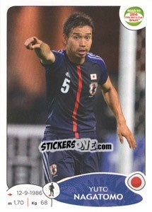 Sticker Yuto Nagatomo - Road to 2014 FIFA World Cup Brazil n. 399 - Panini