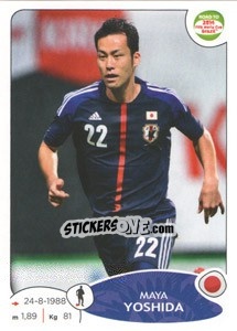 Sticker Maya Yoshida - Road to 2014 FIFA World Cup Brazil n. 401 - Panini