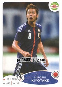 Figurina Hiroshi Kiyotake - Road to 2014 FIFA World Cup Brazil - Panini