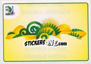 Sticker Official Symbol - FIFA Confederation Cup Brazil 2013 n. 3 - Panini