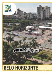 Sticker Belo Horizonte City - FIFA Confederation Cup Brazil 2013 n. 4 - Panini