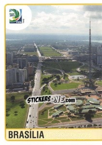 Sticker Brasília City - FIFA Confederation Cup Brazil 2013 - Panini