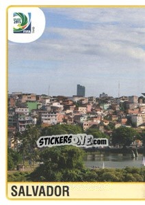 Sticker Salvador City - FIFA Confederation Cup Brazil 2013 n. 14 - Panini
