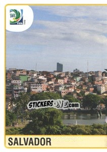 Sticker Salvador City - FIFA Confederation Cup Brazil 2013 - Panini