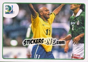 Sticker Brazil 6 x 0 Australia - 1997 - FIFA Confederation Cup Brazil 2013 n. 16 - Panini