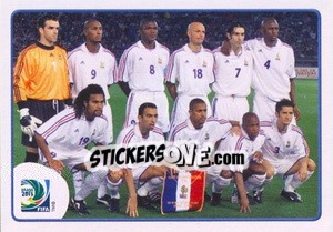 Cromo Japan 0 x 1 France - 2001