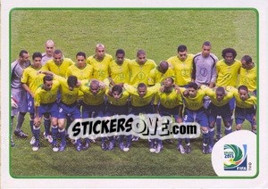 Sticker Brazil 4 x 1 Argentina - 2005 - FIFA Confederation Cup Brazil 2013 - Panini