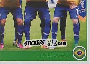 Sticker Team Brazil - FIFA Confederation Cup Brazil 2013 - Panini