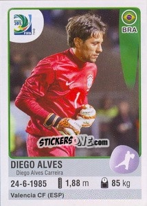 Cromo Diego Alves