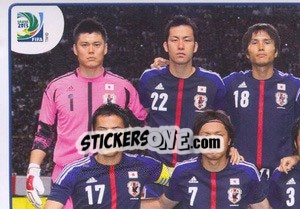 Sticker Team Japan - FIFA Confederation Cup Brazil 2013 n. 58 - Panini