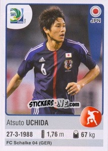 Sticker Atsuto Uchida - FIFA Confederation Cup Brazil 2013 - Panini